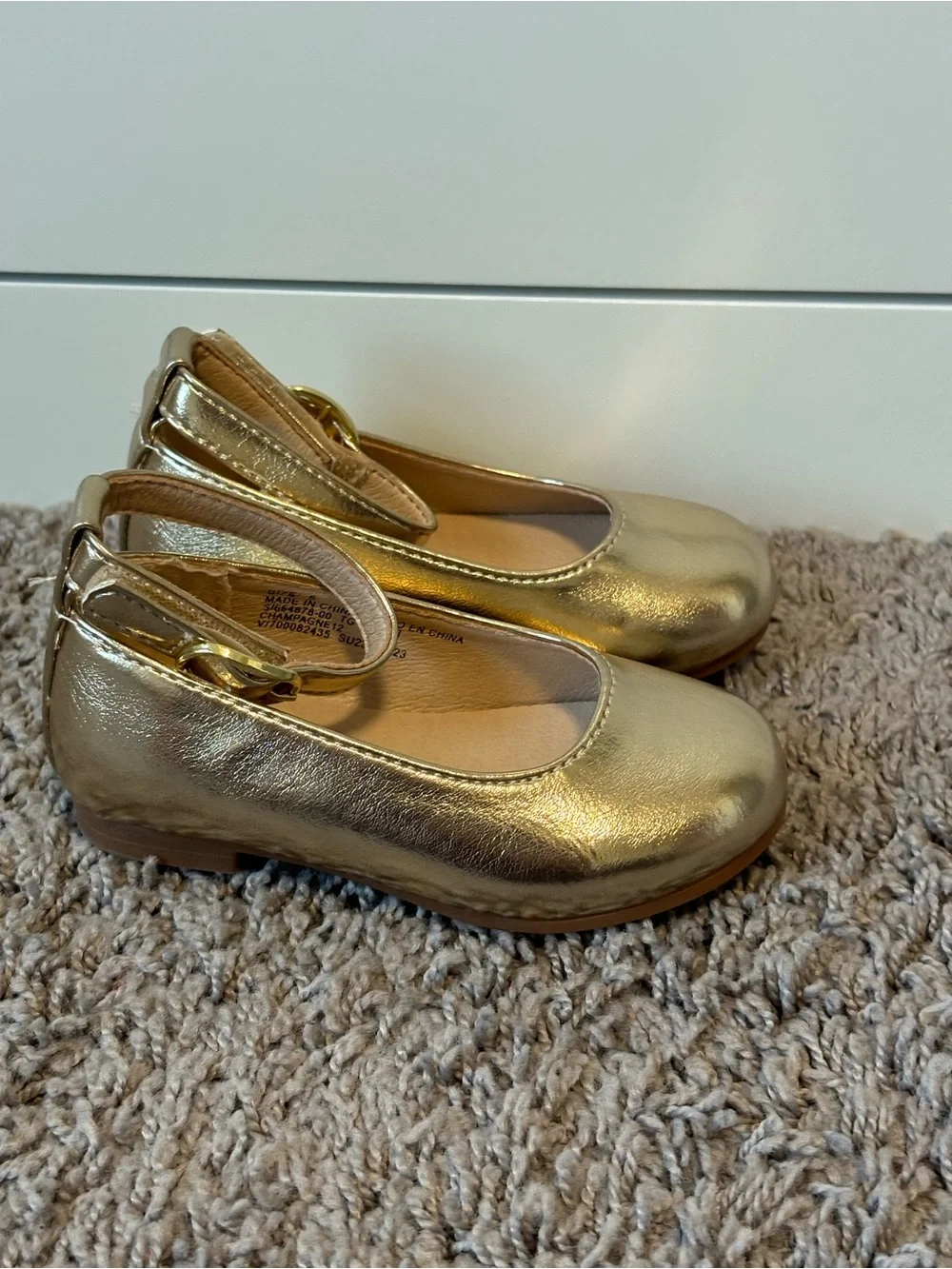 Baby Gap Toddler Girl Metallic Ballet Flats